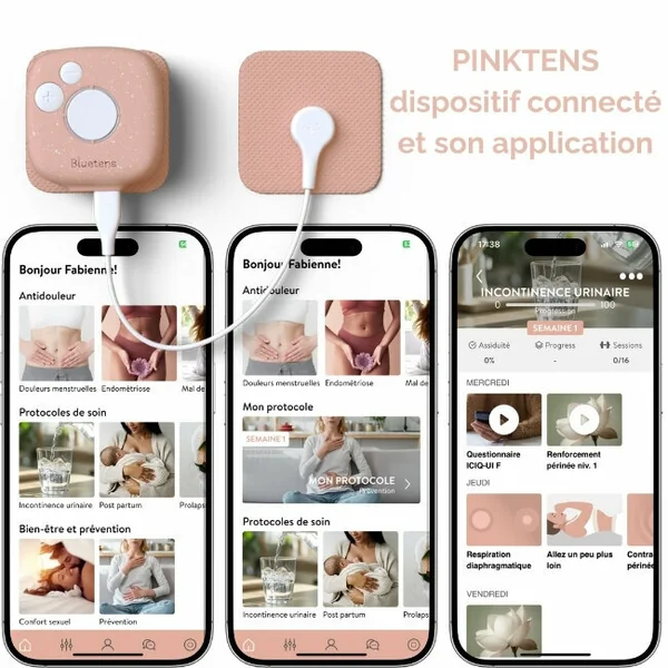 Pinktens, électrostimulateur connecté