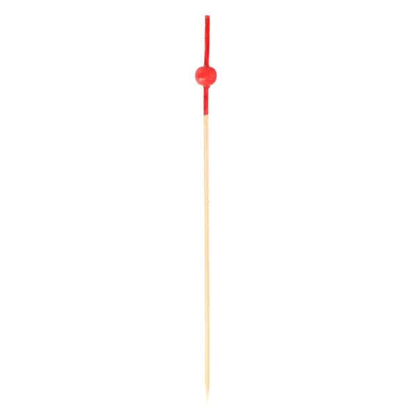 PIQUES "BOULE ROUGE" 12 (h) CM NATUREL BAMBOU (100 UNITÉ) - Garcia de Pou