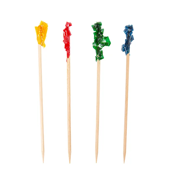 PIQUES DE COULEURS 6,5 (h) CM ASSORTI BOIS (10000 UNITÉ) - Garcia de Pou