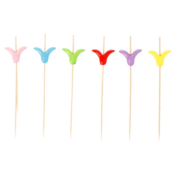 PIQUES "TULIPE" 12 (h) CM NATUREL BAMBOU (100 UNITÉ) - Garcia de Pou