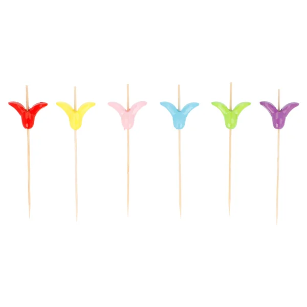 PIQUES "TULIPE" 9 (h) CM NATUREL BAMBOU (100 UNITÉ) - Garcia de Pou