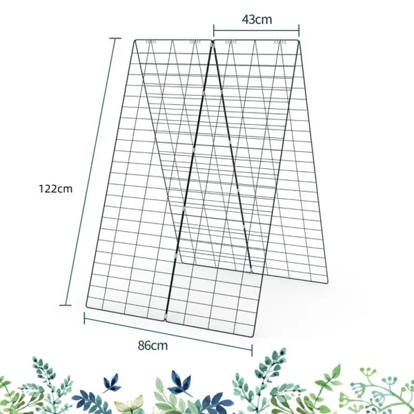 Plante Grimpante de Jardin 2 Pièces Support de Croissance pour Plantes Grimpantes Légumes Fruits