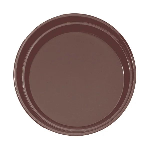 PLATEAU ANTI-DÉRAPANT ROND Ø 40 CM MARRON PP (1 UNITÉ) - Garcia de Pou