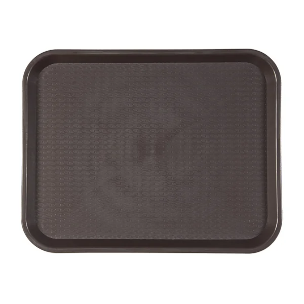 PLATEAU FAST FOOD 27,5x35,5 CM CHOCOLAT PP (1 UNITÉ) - Garcia de Pou