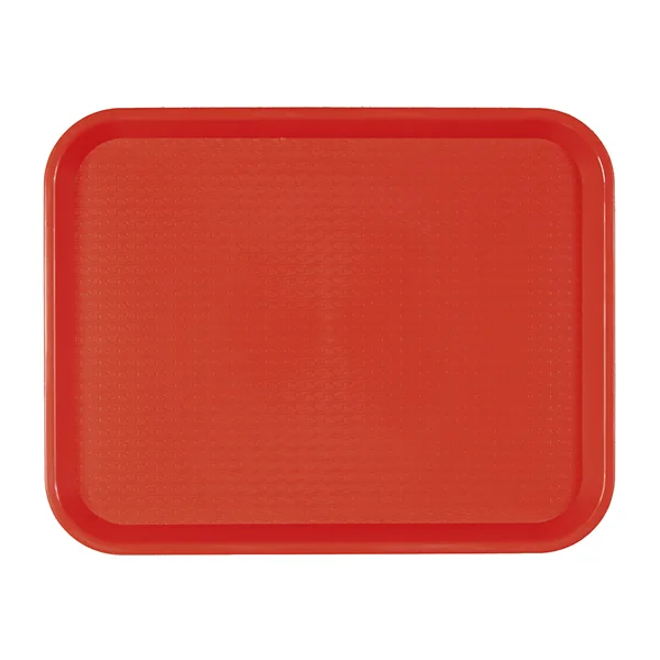 PLATEAU FAST FOOD 30,4x41,4 CM ROUGE PP (1 UNITÉ) - Garcia de Pou