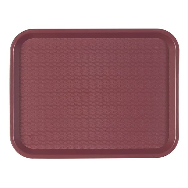 PLATEAU FAST FOOD 35,5x45,3 CM BORDEAUX PP (1 UNITÉ) - Garcia de Pou