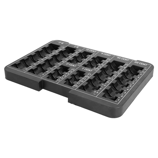 PLATEAU MONNAIES POUR CAISSE 24x17x1,8 CM NOIR PVC (1 UNITÉ) - Garcia de Pou