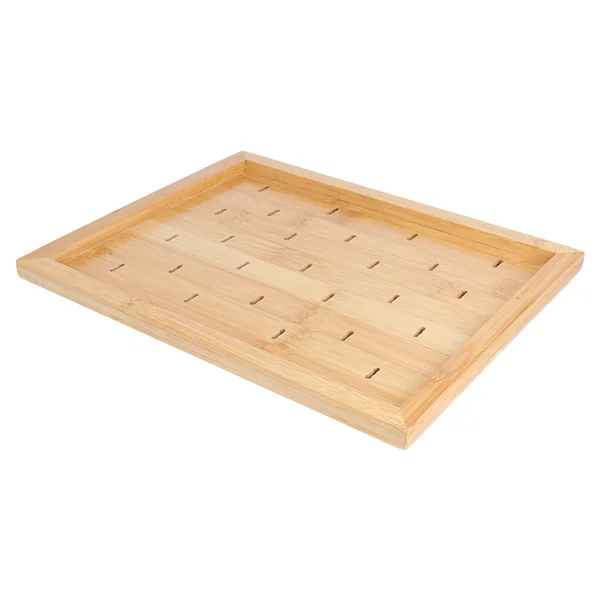 PLATEAU POUR 25 PICKS "GOLF" 25x20 CM NATUREL BAMBOU (1 UNITÉ) - Garcia de Pou