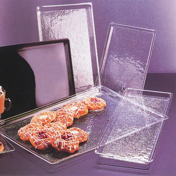 PLATEAU POUR CLOCHES 37,4x27,3x2 CM TRANSPARENT ACRYLIQUE (1 UNITÉ) - Garcia de Pou