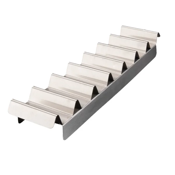 PLATEAU POUR "HOT DOGS" "ARTINOX" 10,2x47,3 CM ARGENTE ACIER (1 UNITÉ) - Garcia de Pou