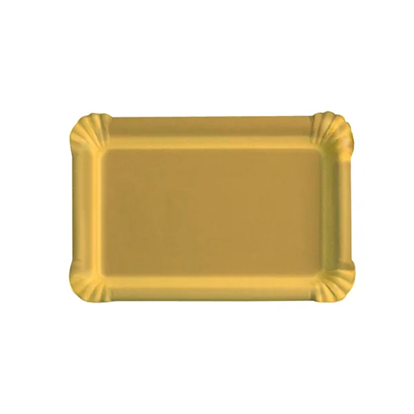 PLATEAUX RECTANGULAIRES 550 G/M2 16x22 CM OR CARTON (50 UNITÉ) - Garcia de Pou