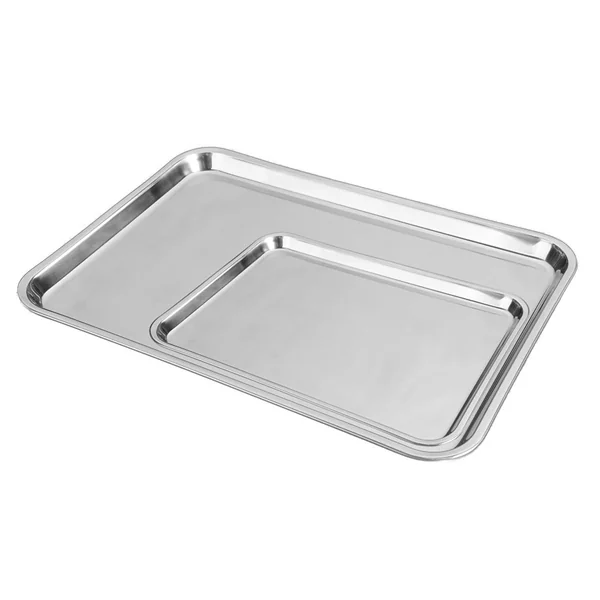 PLATEAUX SANS ANSES 31x24 CM ARGENTE INOX (1 UNITÉ) - Garcia de Pou