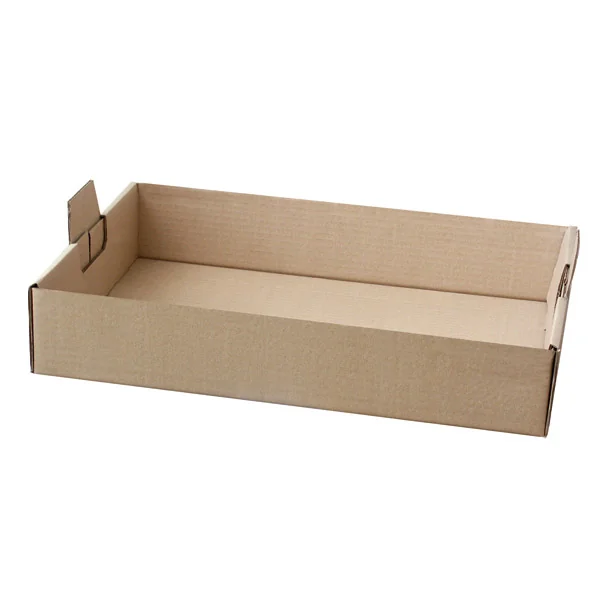 PLATEAUX "TRAITEUR" 380 G/M2 54,5x38,5x9,5 CM HAVANE KRAFT (50 UNITÉ) - Garcia de Pou