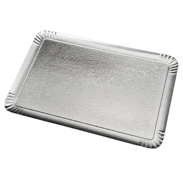 PLATEAUX "TRAITEUR" DEUX FACES 1100 G/M2 28x42 CM ARGENT/OR CARTON (100 UNITÉ) - Garcia de Pou