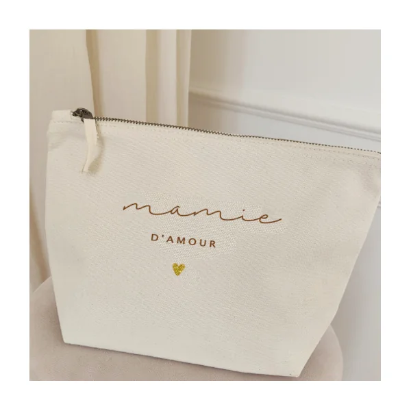 Pochette en coton Mamie