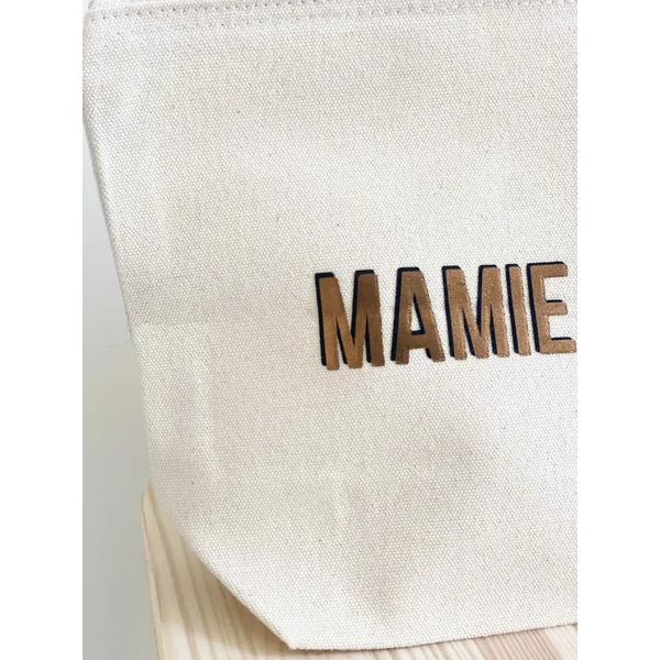 Pochette - Trousse Zippée Personnalisée "Mamie d'Amour" – Cadeau Pratique et Chaleureux