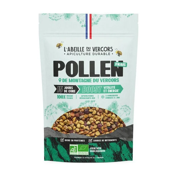 Pollen frais de montagne du Vercors 180g