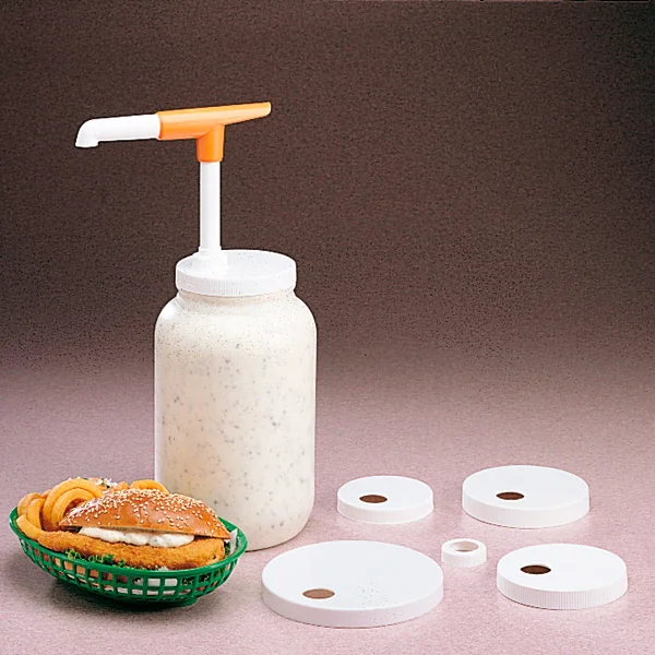 POMPE PRODUITS ÉPAIS KIT 5 COUVERCLES 28 CM BLANC PLASTIQUE (1 UNITÉ) - Garcia de Pou