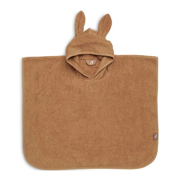 Poncho de bain lapin camel