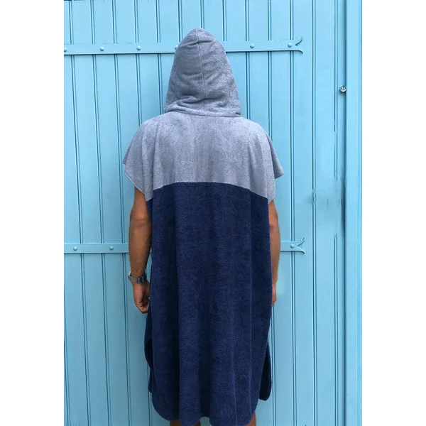 PONCHO NOA HOMME Bleu ciel-Bleu marine