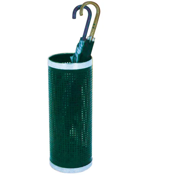 PORTE PARAPLUIE NOIR-ARGENT Ø 22x57 CM NOIR ACIER (1 UNITÉ) - Garcia de Pou