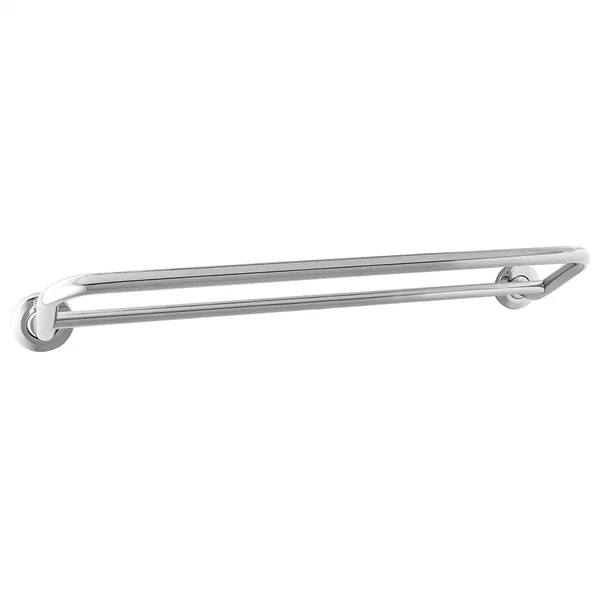 PORTE SERVIETTE BARRE DOUBLE 61x18 CM ARGENTE INOX (1 UNITÉ) - Garcia de Pou