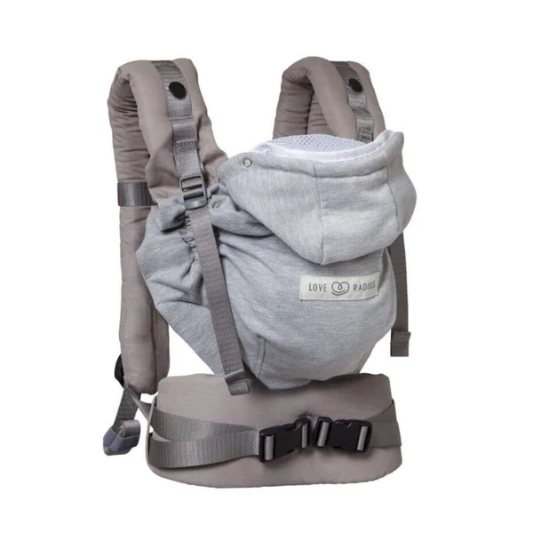 Porte-bébé physiologique HoodieCarrier 2 - Gris