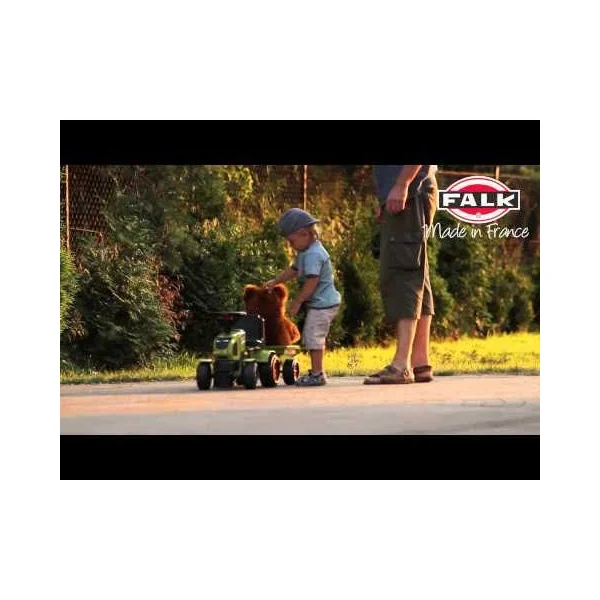 Porteur tracteur baby claas AXOS310 avec remorque