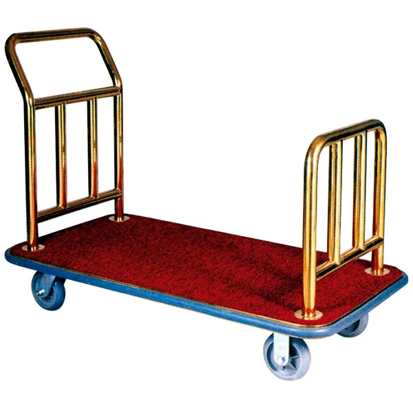 PORTE-VALISES DE LUXE AVEC PLATEFORME 112x61x94 CM DORE INOX (1 UNITÉ) - Garcia de Pou