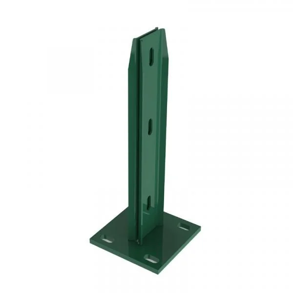 Poteau pour clôture en panneaux Bekafix 1,50 m Vert