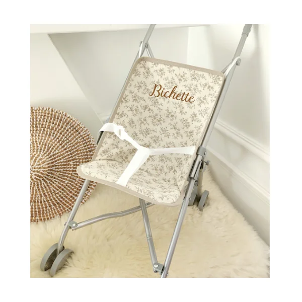 Poussette personnalisable pour poupée (27 tissus)
