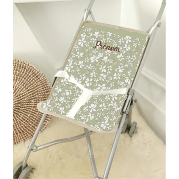 Poussette personnalisable pour poupée (27 tissus)