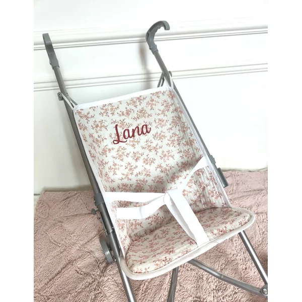 Poussette personnalisable pour poupée (27 tissus)
