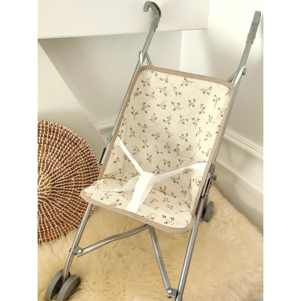 Poussette personnalisable pour poupée (27 tissus)