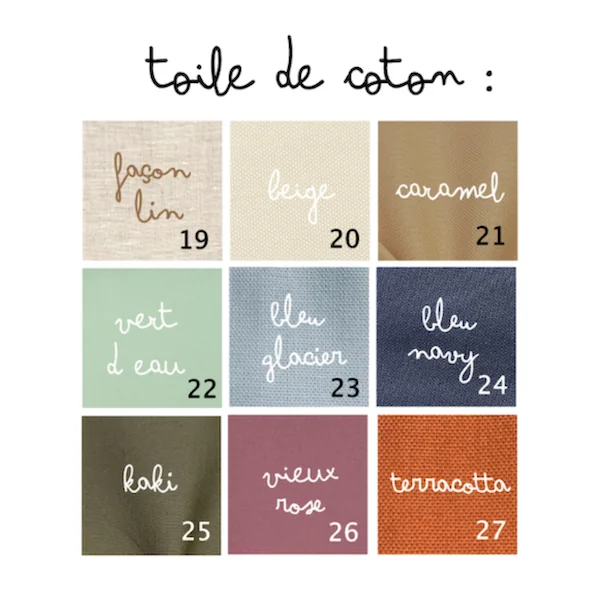 Protège carnet de santé (27 tissus au choix)