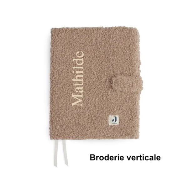 Protège carnet de santé boucle biscuit
