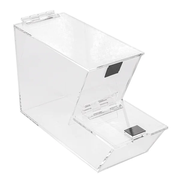 PRÉSENTOIR POUR PRODUITS EN VRAC, EMPILABLE 28x14x10 CM TRANSPARENT ACRYLIQUE (1 UNITÉ) - Garcia de Pou