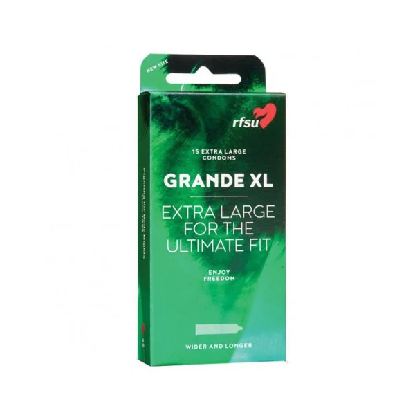 Préservatifs lisses en latex Grande XL