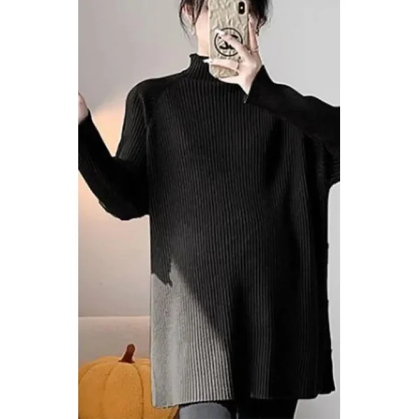 Pull Col Roulé Femme Enceinte