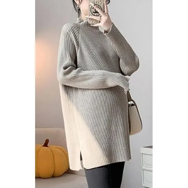 Pull Col Roulé Femme Enceinte