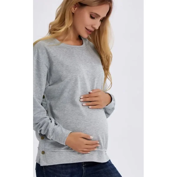 Pull de Grossesse Col Rond