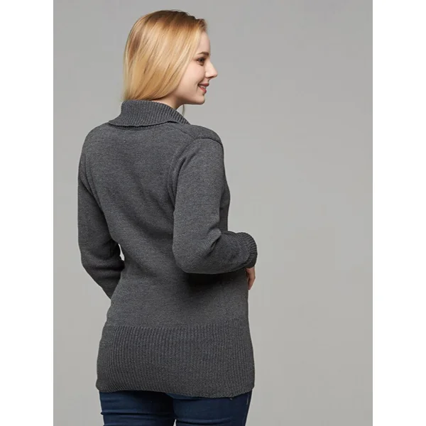 Pull de grossesse et d'allaitement croisé