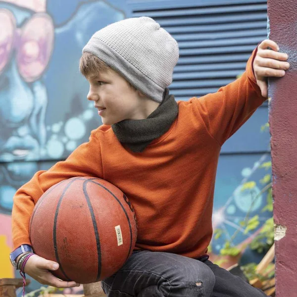 Pull enfant en laine mérinos bio - DISANA
