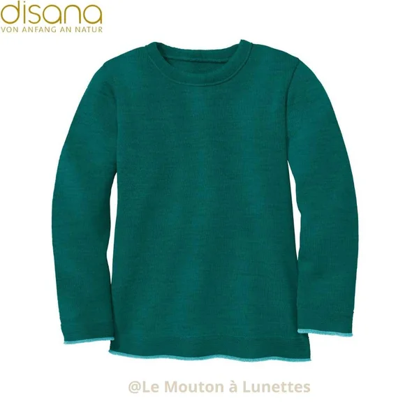 Pull enfant en laine mérinos bio - DISANA