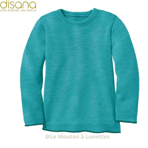Pull enfant en laine mérinos bio - DISANA