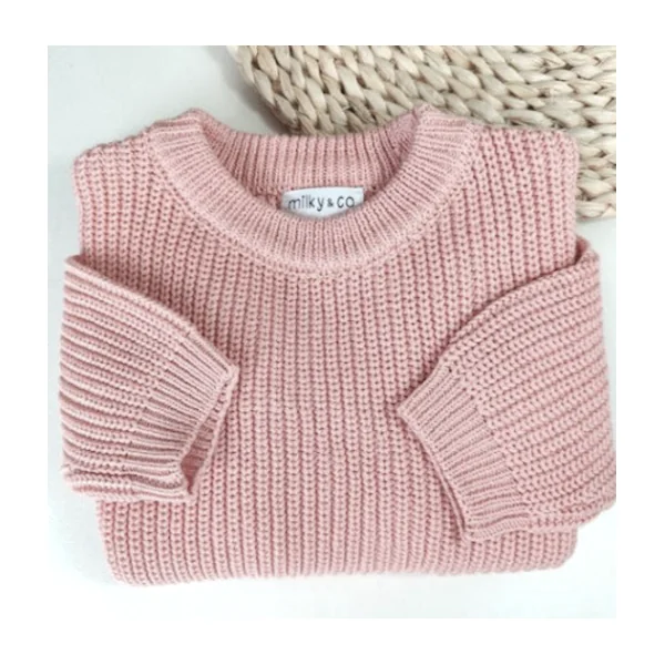 Pull maille oversize personnalisé