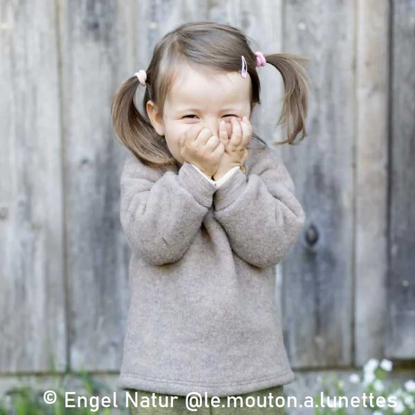 Pullover en laine polaire naturelle - ENGEL NATUR