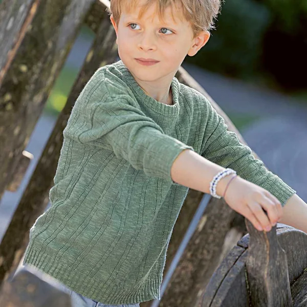 Pullover en lin et coton bio enfant - DISANA