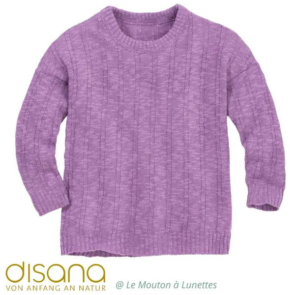 Pullover en lin et coton bio enfant - DISANA
