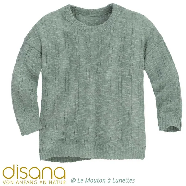 Pullover en lin et coton bio enfant - DISANA